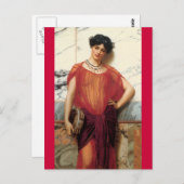 Drusilla -  kunst - Godward Briefkaart (Voorkant / Achterkant)