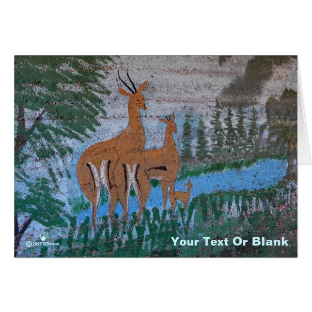 Druze Street Art - Gazelle (Voorkant Horizontaal)