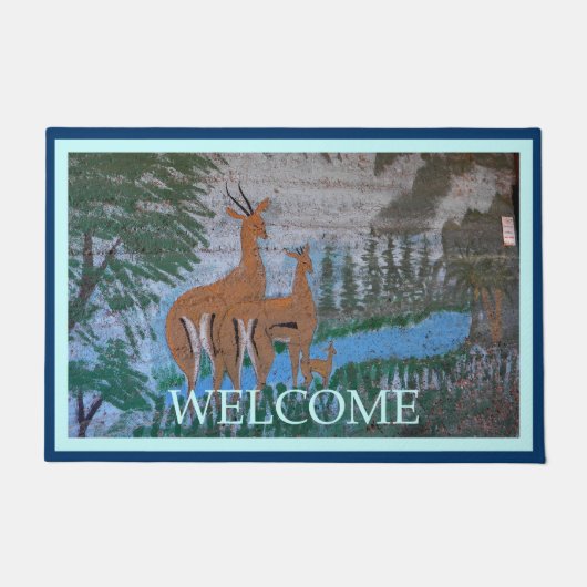 Druze Street Art - Gazelle Deurmat (Voorkant)