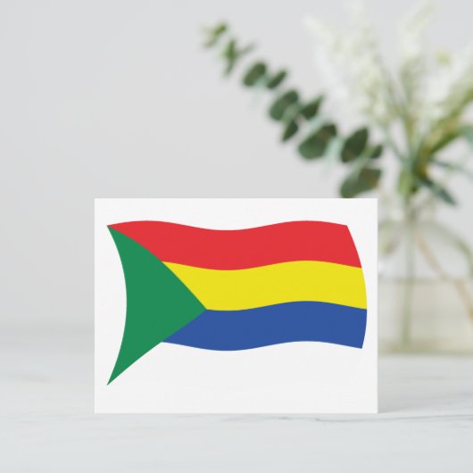 Druze Vlag Briefkaart (Staand voorkant)