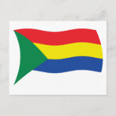 Druze Vlag Briefkaart (Voorkant)