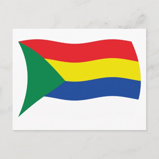 Druze Vlag Briefkaart (Voorkant)