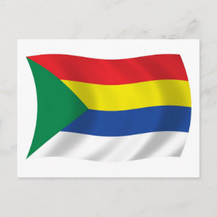 Druzen Vlag Ansichtkaart Briefkaart