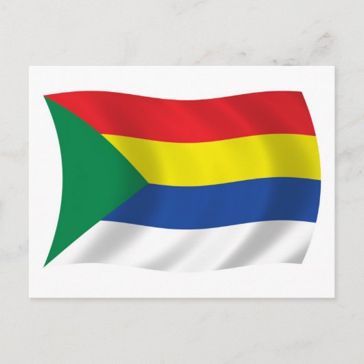 Druzen Vlag Ansichtkaart Briefkaart (Voorkant)