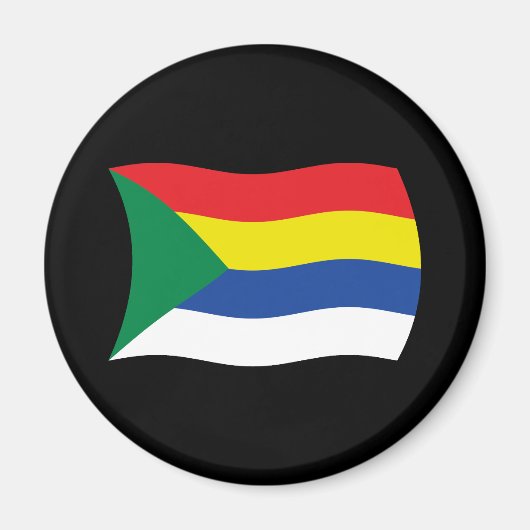 Druzen Vlag Magneet (Voorkant)