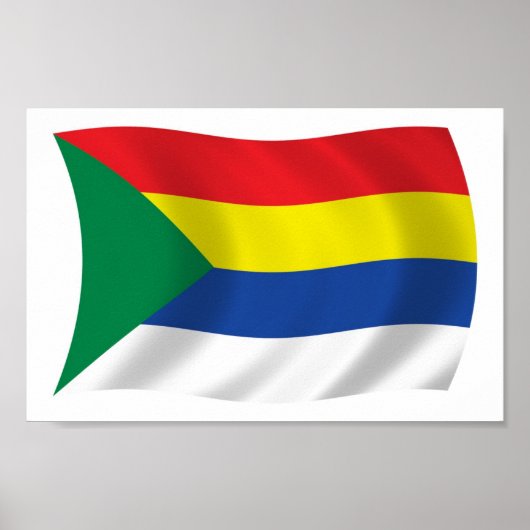 Druzen Vlag Poster Print (Voorkant)