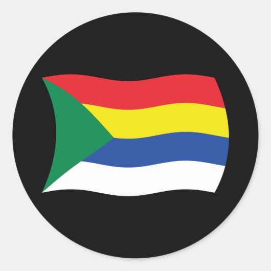 Druzen Vlag Sticker (Voorkant)