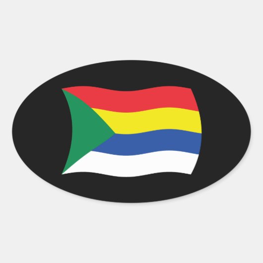 Druzen Vlag Sticker (Voorkant)