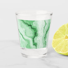 Druzy bosgroen agaat uitzicht 