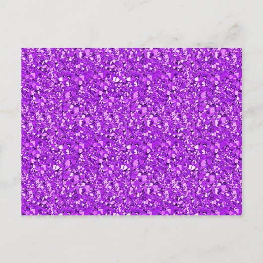 Druzy crystal - amethyst paars briefkaart (Voorkant)