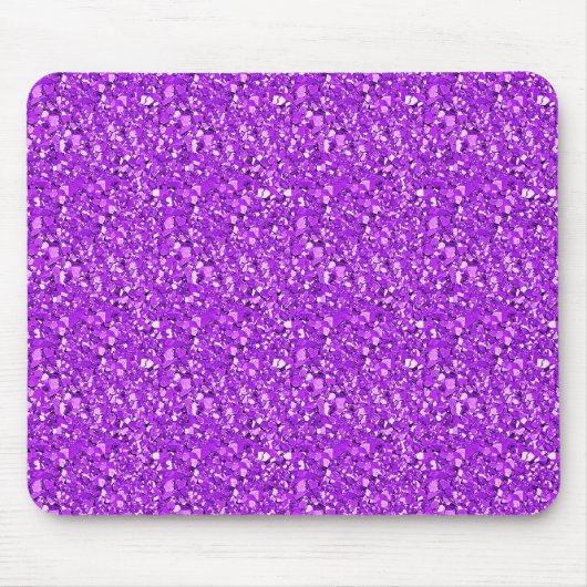 Druzy crystal - amethyst paars muismat (Voorkant)