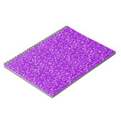 Druzy crystal - amethyst paars notitieboek (Linkerzijde)