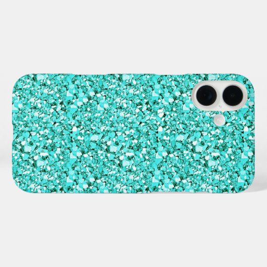 Druzy crystal - aquamarineblauw Case-Mate iPhone case (Achterkant (horizontaal))