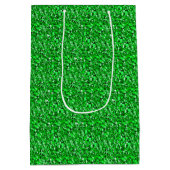 Druzy crystal - emerald green medium cadeauzakje (Achterkant)