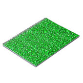 Druzy crystal - emerald green notitieboek (Linkerzijde)