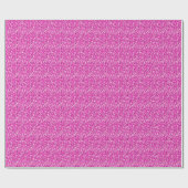 Druzy crystal - fuchsia roze cadeaupapier (Vlak)