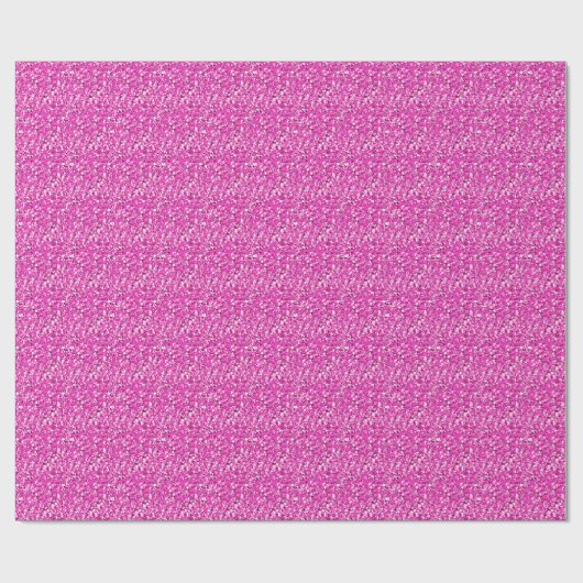 Druzy crystal - fuchsia roze cadeaupapier (Vlak)