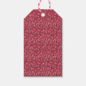 Druzy crystal - garnet red cadeaulabel (Voorkant)