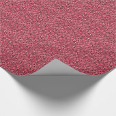 Druzy crystal - garnet red cadeaupapier (Hoek)