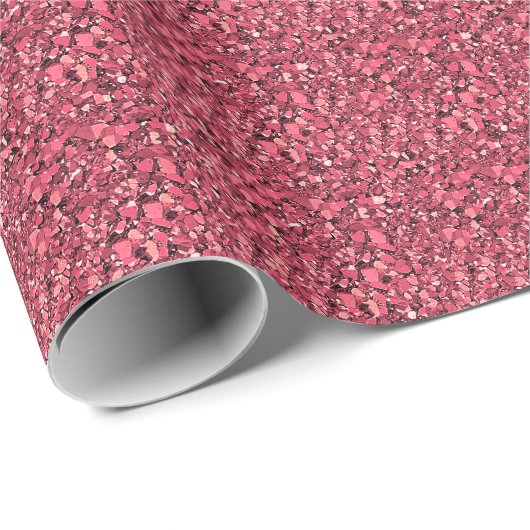 Druzy crystal - garnet red cadeaupapier (Rol Hoek)