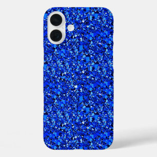 Druzy crystal - Sapphire blue iPhone 16 Plus Hoesje
