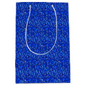 Druzy crystal - sapphire blue medium cadeauzakje (Voorkant)