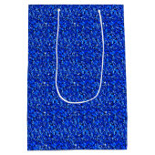 Druzy crystal - sapphire blue medium cadeauzakje (Achterkant)