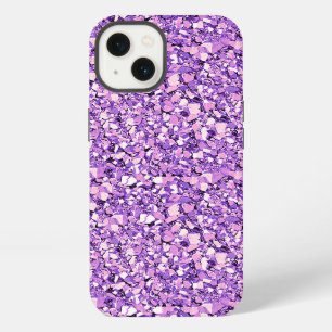 Druzy kristal - licht orchidee iPhone 13 hoesje