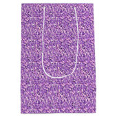Druzy kristal - lichte orchidee medium cadeauzakje (Achterkant)