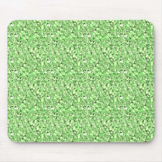 Druzy kristal - peridot groen muismat (Voorkant)