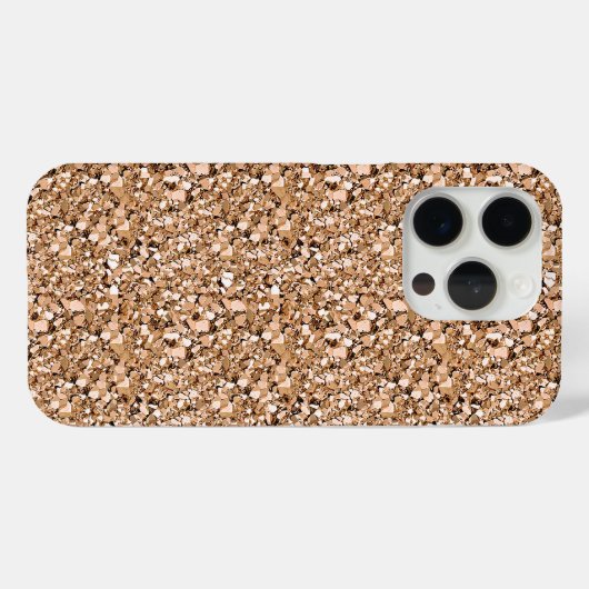 Druzy kristal - roos goudkleur Case-Mate iPhone case (Achterkant (horizontaal))