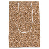 Druzy kristal - roos goudkleur medium cadeauzakje (Achterkant)