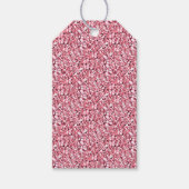 Druzy kristal - roos kwarts roze cadeaulabel (Voorkant)