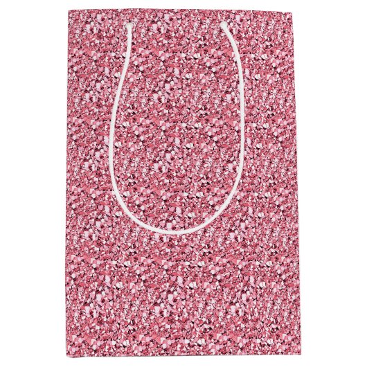 Druzy kristal - roos kwarts roze medium cadeauzakje (Voorkant)