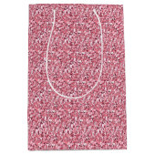 Druzy kristal - roze kwarts roze medium cadeauzakje (Voorkant)