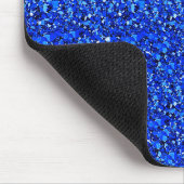 Druzy kristal - saffierblauw muismat (Hoek)