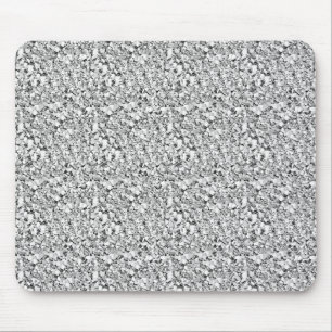 Druzy kristal - witgouden kleur muismat