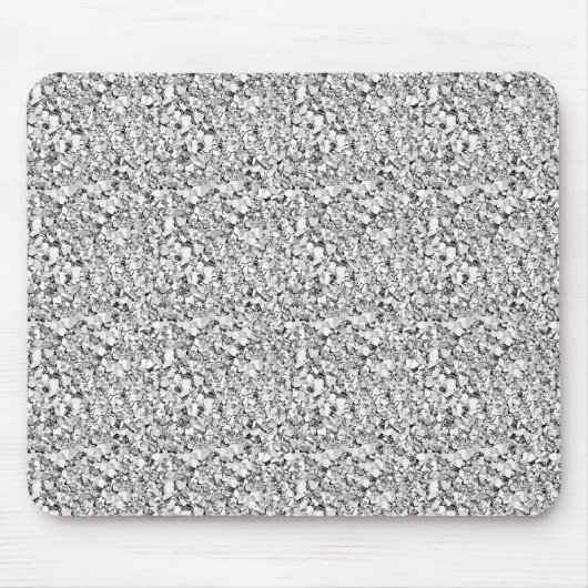 Druzy kristal - witgouden kleur muismat (Voorkant)