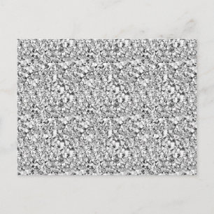 Druzy kristal - witte goudkleur briefkaart