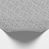 Druzy kristal - witte goudkleur cadeaupapier (Hoek)