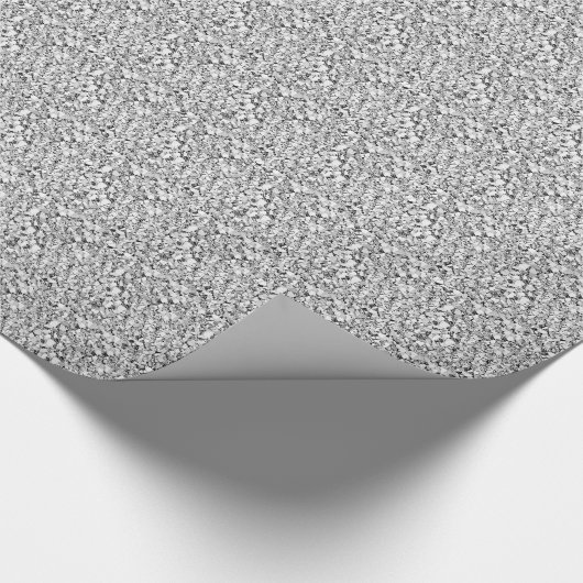 Druzy kristal - witte goudkleur cadeaupapier (Hoek)