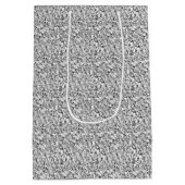 Druzy kristal - witte goudkleur medium cadeauzakje (Achterkant)