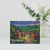 Drvengrad (Houtstad) Servië Briefkaart (Staand voorkant)
