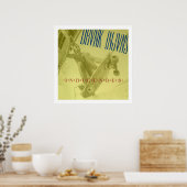 DRVNK INJVNS - Inheems POSTER 24 x 24 inch (Keuken)