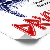 DRVNK INJVNS- Mijn vaders knop 12 x 16 inch Poster (Hoek)