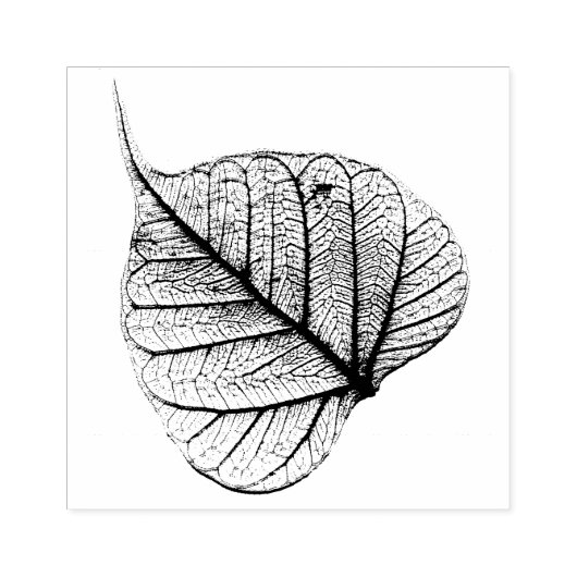Dry Autumn Leaf Rubberstempel (Afrduk)