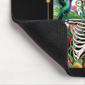 Dry Bones Come Alive Funny Skeleton Floral Christi Muismat (Hoek)