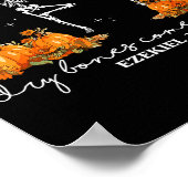 Dry Bones Come Alive Halloween Skeleton Dancing Ch Poster (Hoek)