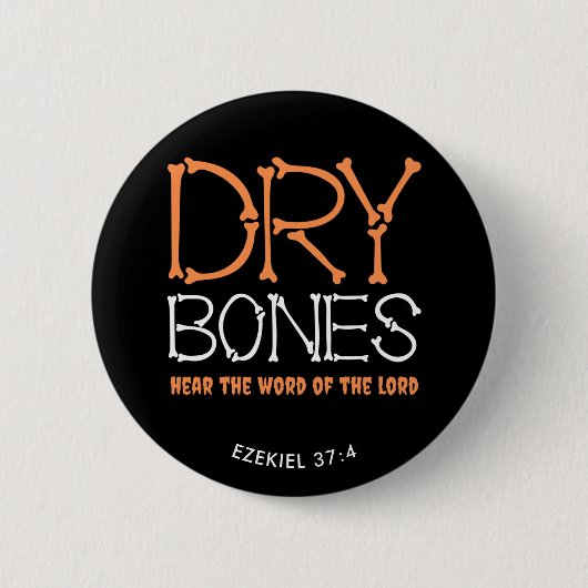 DRY BOTTEN Christelijk Halloween Ronde Button 5,7 Cm (Voorkant)