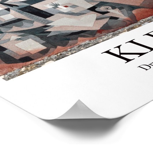 Dry Cooler Garden door Paul Klee Poster (Hoek)